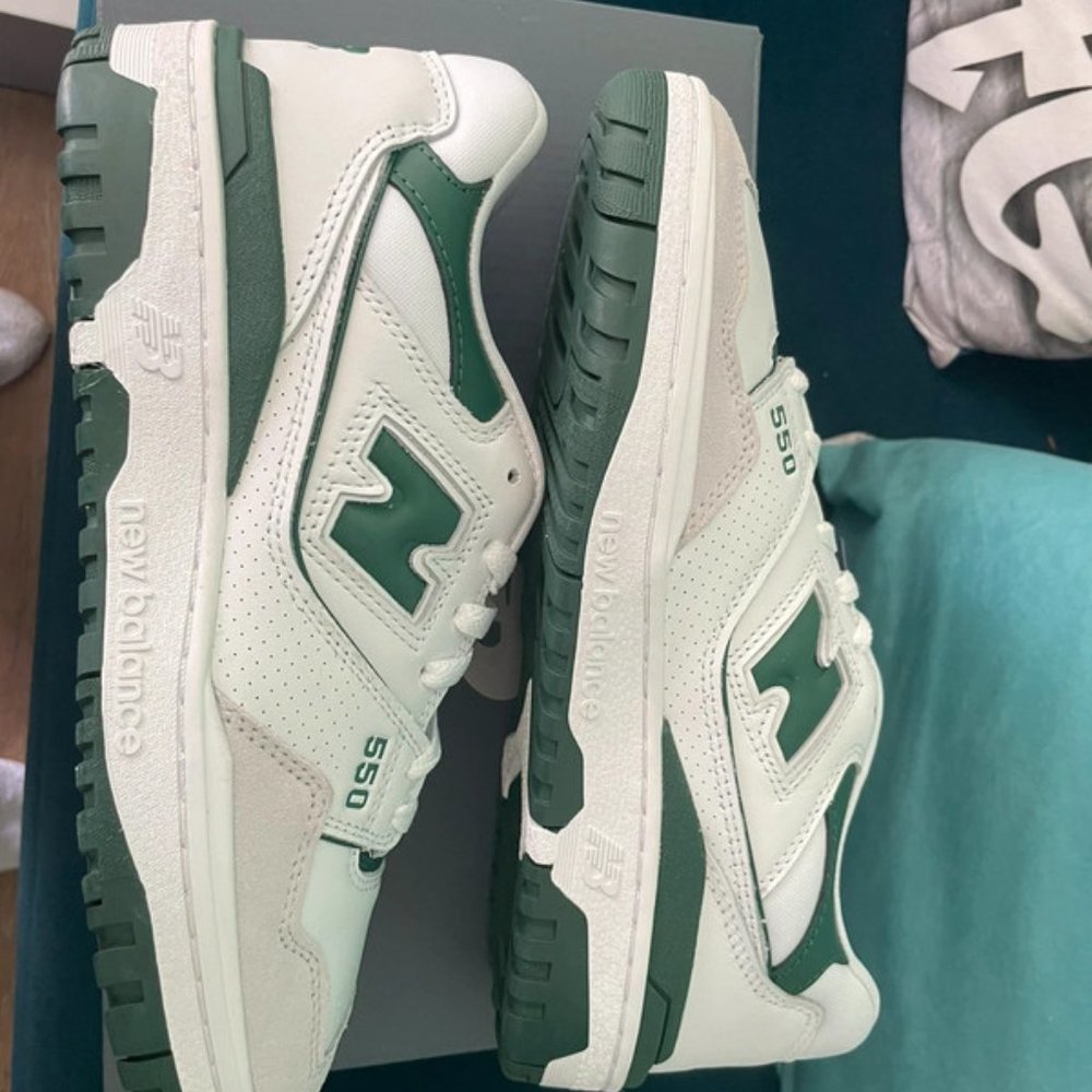 ew balance 550 white green